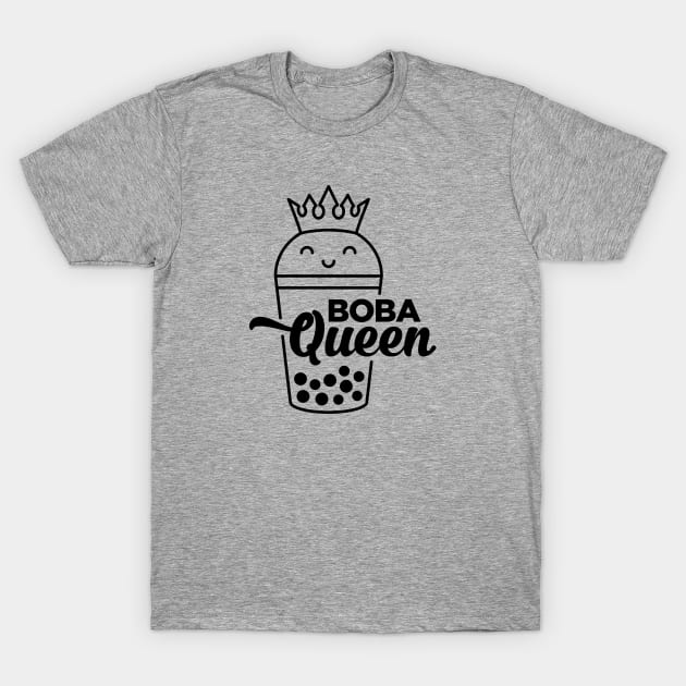 Bubble Tea - Boba Queen T-Shirt by BobaTeaMe